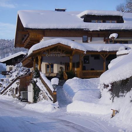 Berggasthof Hintergfoell Unken Zewnętrze zdjęcie